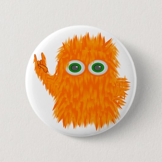 Muziekmonster Ronde Button 5,7 Cm (Voorkant)