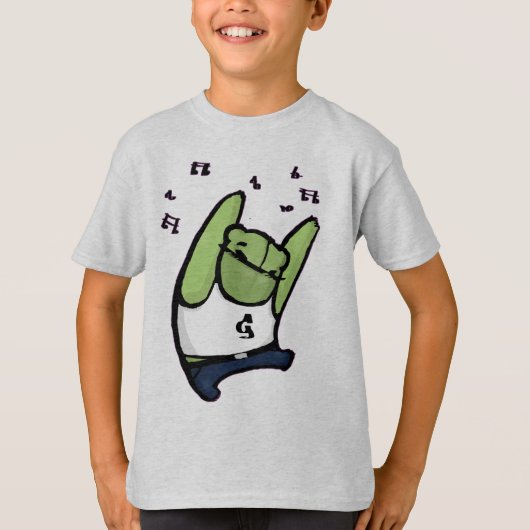 Muziekmonster T-shirt (Voorkant)