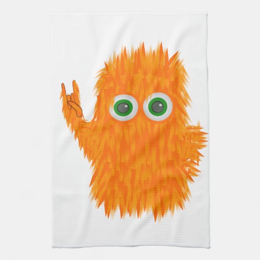 Muziekmonster Theedoek (Verticaal)