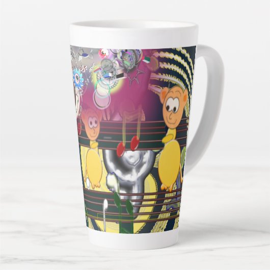 Muziekmuizen Latte Mok (Rechterhoek)