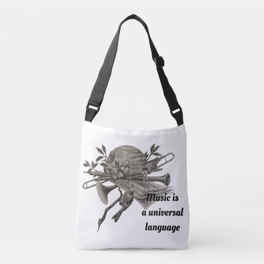 Muziekmuziek is Universal Band Instrument Crossbody Tas