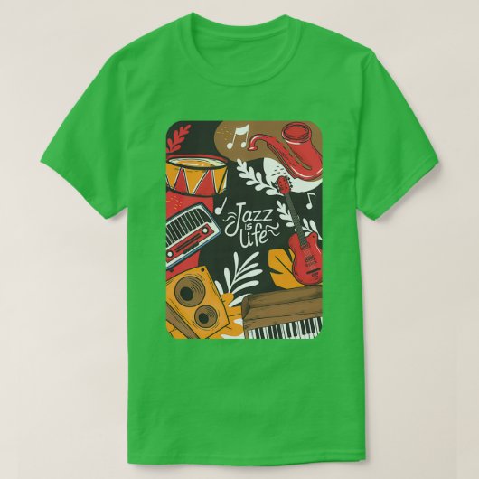 Muziekmuziek T-shirt (Design voorkant)