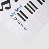 Muziekmuziek Tissuepapier (Detail)