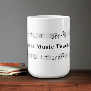 Muziekmuziekblad Koffiemok