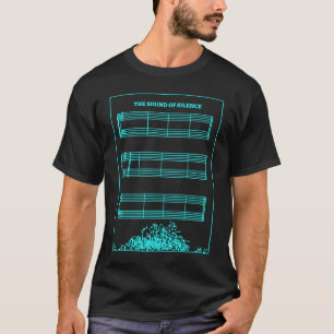 Muziekmuziekblad zonder Bladmuziek Het geluid van T-shirt