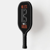 Muzieknoot Alto Clef geen Violin Pickleball Paddle (Links)