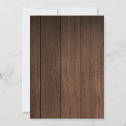 Muzieknoot bruidsfeest uitnodiging (Achterkant)