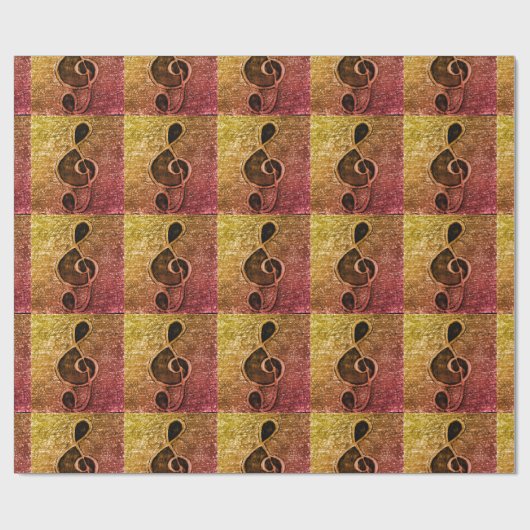 Muzieknoot Cadeaupapier (Vlak)