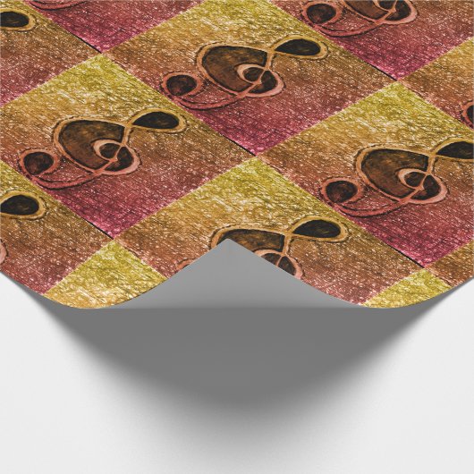 Muzieknoot Cadeaupapier (Hoek)