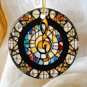 Muzieknoot Keramisch Ornament