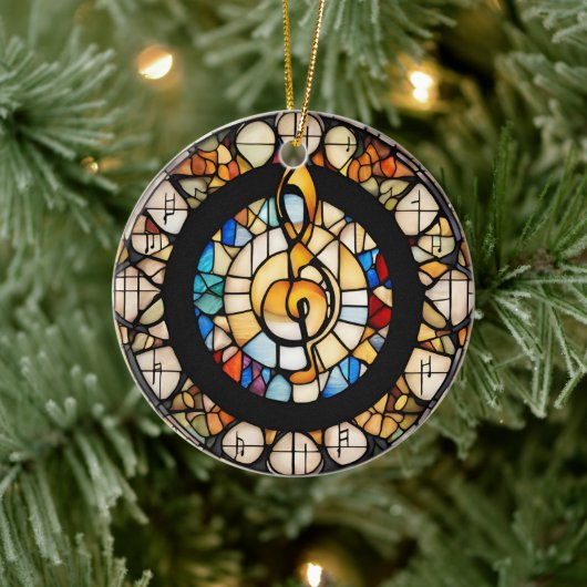 Muzieknoot Keramisch Ornament (Boom)