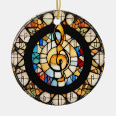 Muzieknoot Keramisch Ornament (Voorkant)