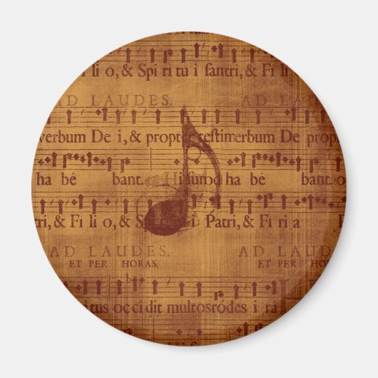 Muzieknoot Magneet (Voorkant)