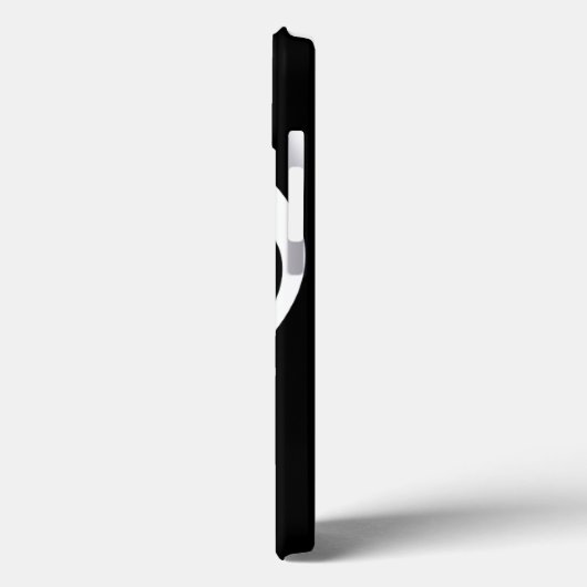 Muzieknoot met aangepaste naam op zwart Case-Mate iPhone case (Achterkant / Links)