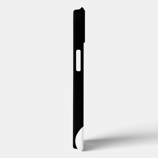 Muzieknoot met aangepaste naam op zwart Case-Mate iPhone case (Achterkant / Rechts)