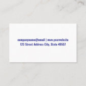 muzieknoot | Moderne Logo | klank Visitekaartje (Achterkant)