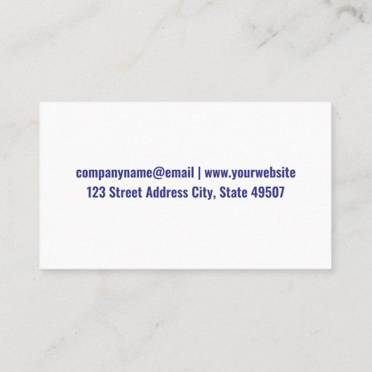 muzieknoot | Moderne Logo | klank Visitekaartje (Achterkant)