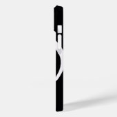 Muzieknoot monogram Case-Mate iPhone case (Achterkant / Links)