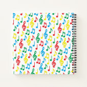 Muzieknoot Muzikant Docent Notitieboek (Achterkant)