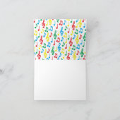 Muzieknoot Muzikant Docent Notitiekaart (Binnen)