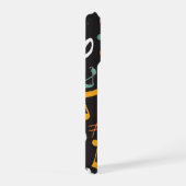 Muzieknoot patroon iPhone hoesje (Rechterkant)