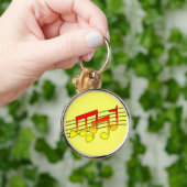 muzieknoot sleutelhanger (Hand)