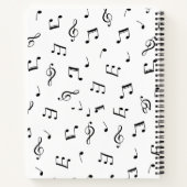 Muzieknoot Spiraal Notebook Notitieboek (Achterkant)