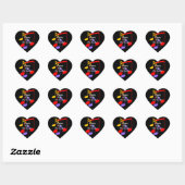 Muzieknoot Sticker 60e Verjaardag (Vel)