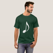 muzieknoot t-shirt (Voorkant volledig)
