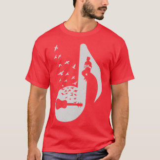 Muzieknoot Ukulele T-shirt