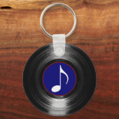 muzieknoot vinyl sleutelhanger (Voorkant)