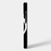 muzieknoot / zwart Case-Mate iPhone case (Achterkant / Links)