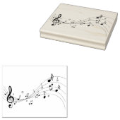 Muzieknootjes Stempel voor Knutselen (Gestempeld)