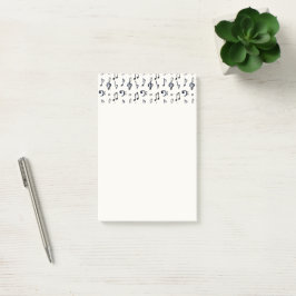 Muzieknootjespatroon Post-it® Notes