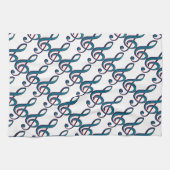 muzieknot theedoek (Horizontaal)