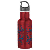 muzieknot waterfles  (Achterkant)