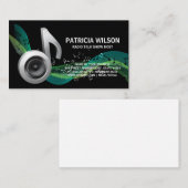 Muzieknotatie | Subwoofer visitekaartje (Voorkant / Achterkant)