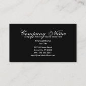 muzieknotatie visitekaartje (Achterkant)