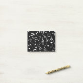 Muzieknotaties 2 post-it® notes (Op bureau)