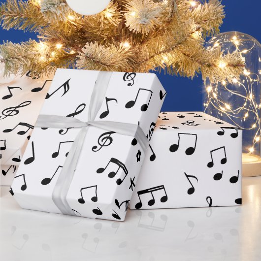 Muzieknotaties Cadeaupapier (Feestdagen)