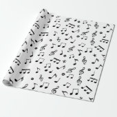 Muzieknotaties Cadeaupapier (Uitgerold)