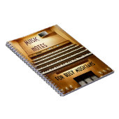 Muzieknotebook voor drukke muzikanten notitieboek (Rechterzijde)
