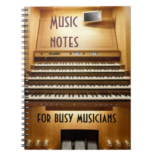 Muzieknotebook voor drukke muzikanten notitieboek (Voorkant)