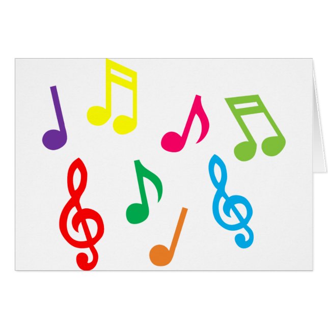 Muzieknoten (Voorkant Horizontaal)