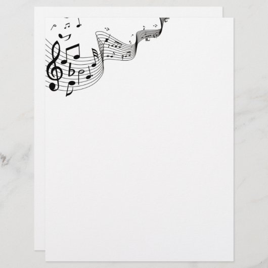 Muzieknoten (Voorkant / Achterkant)