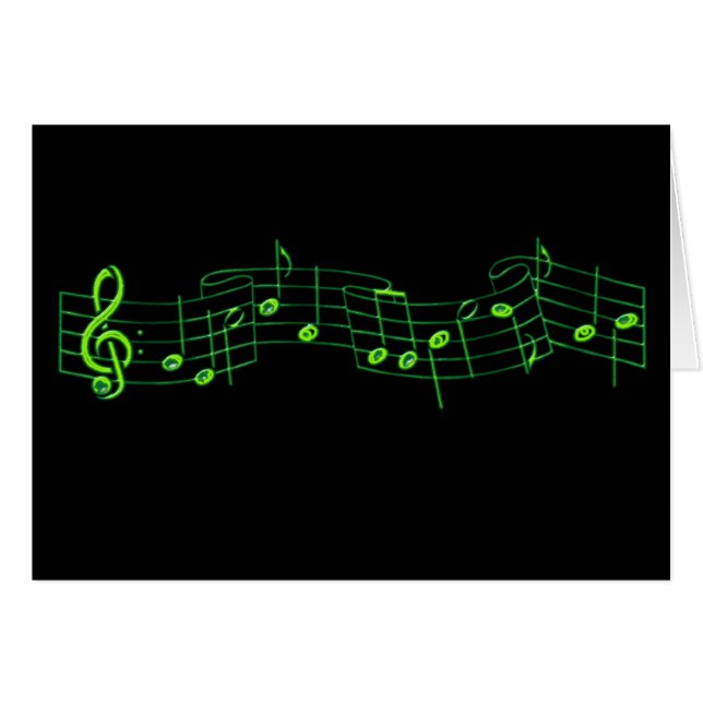 Muzieknoten (Voorkant Horizontaal)