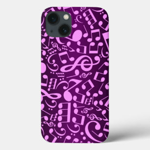 Muzieknoten 2 (plum) Case-Mate iPhone case