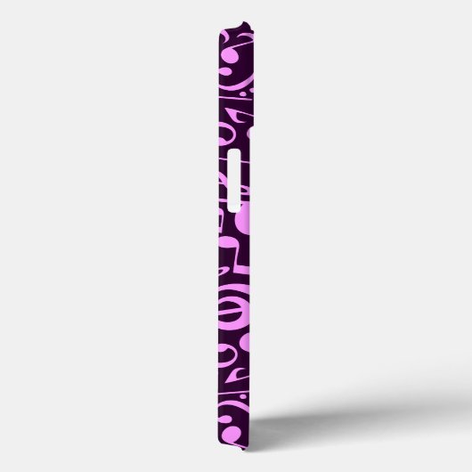 Muzieknoten 2 (plum) Case-Mate iPhone case (Achterkant / Rechts)