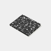 Muzieknoten 2 post-it® notes (Schuin)