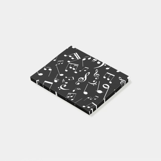 Muzieknoten 2 post-it® notes (Schuin)